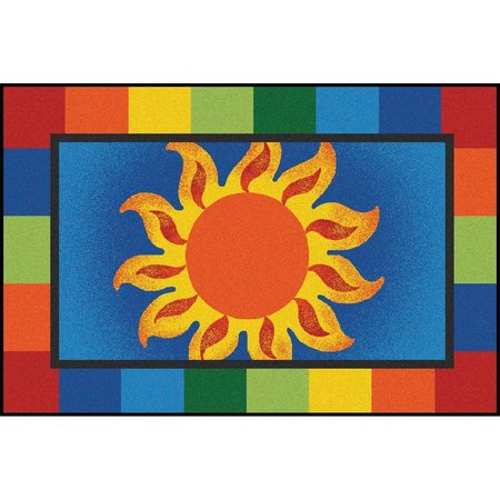 WALL-TO-WALL 3 ft. x 4 ft. 6 in. Rectangle Sunny Day Value Rug WA1705316